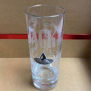 Jack Daniels Old No. 2 Tennessee Whiskey Sour Mash Etched 6" Highball Glass